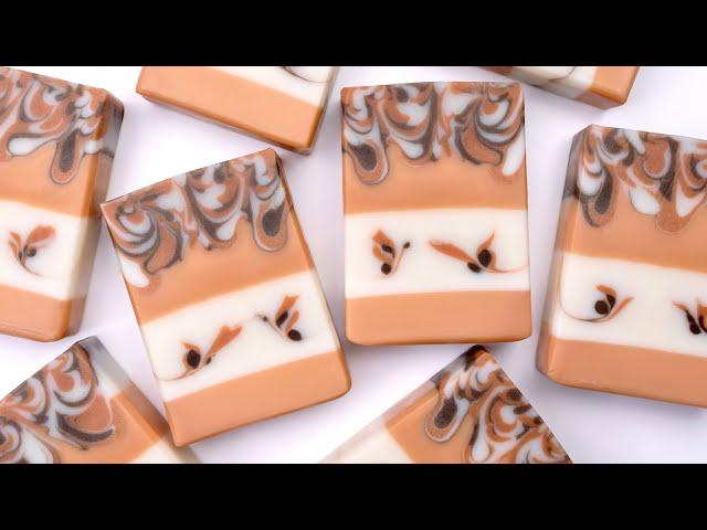 Layers with Drop Swirls Soap Making | Soap Challenge Club