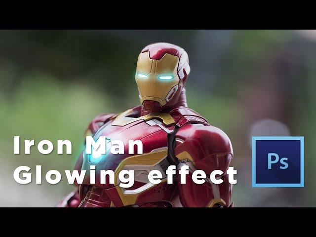 Iron Man Glowing Effects Photoshop Tutorial - ToyPhotography