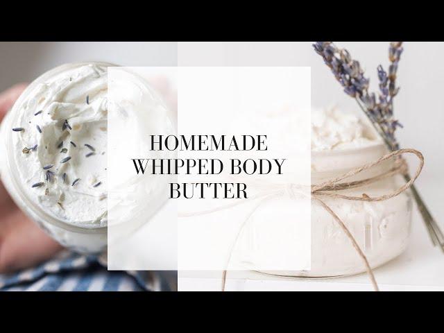 DIY All Natural Body Butter Recipe with Free Printable Label