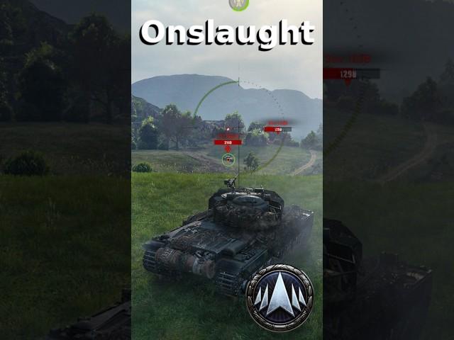 WOT Onslaught  - S.Conqueror shoots HE Missile to back T57 Heavy in Westfield #37