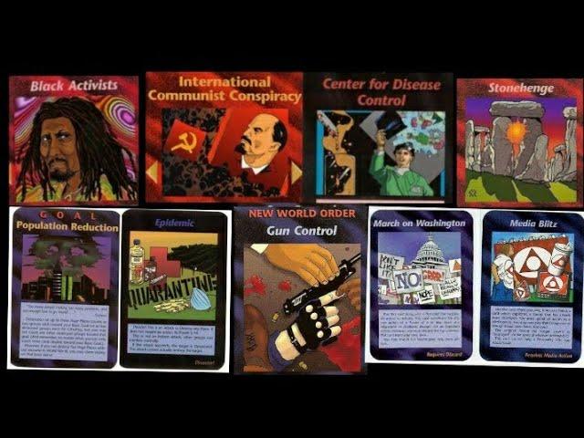 The Illuminati Playing Cards: Full Deck - Steve Jackson Game (1981)