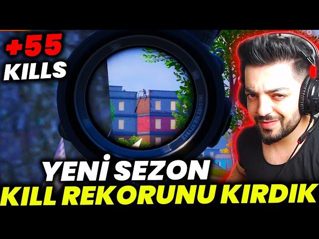 +55 KILLS !! YENİ SEZON KILL REKORU - PUBG Mobile