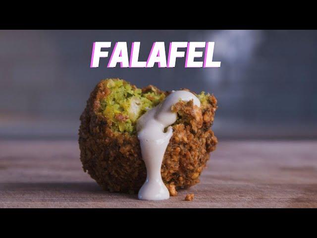 FALAFEL BALL WITH TAHINI SAUCE