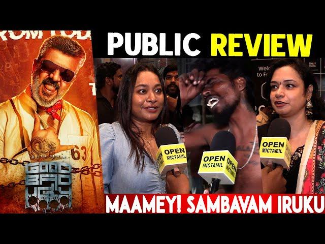 Maamey! Sambavam iruku  Good Bad Ugly Teaser Public Review | Thala Ajith Kumar | Adhik Ravichandran