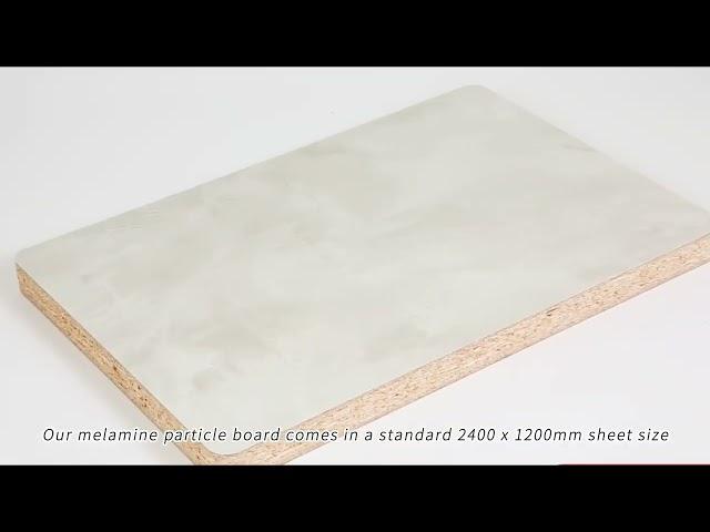 Melamine Faced Particle Board - Laminated sheet Foresmate #particleboard #board #woodworking