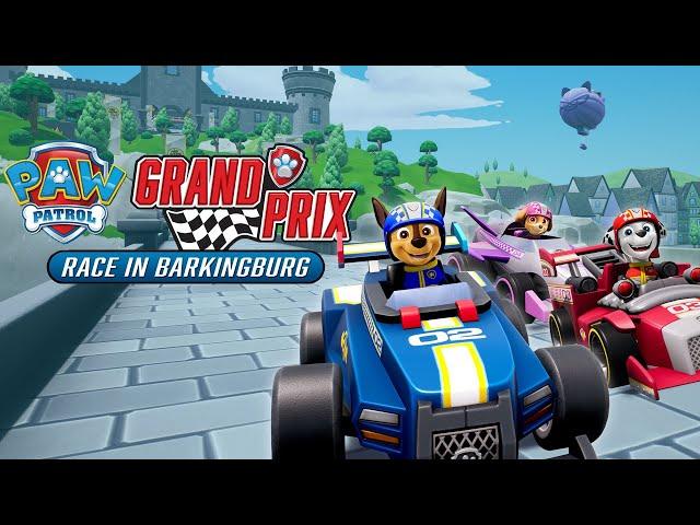 PAW Patrol: Grand Prix - Race in Barkingburg - All New Tracks & Cars FULL Gameplay