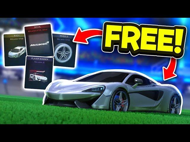 How To Get FREE McLAREN 570S In Season 15 Of Rocket League! (2024)