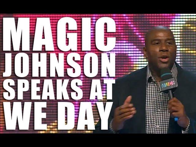 Magic Johnson at We Day: How To Be A Leader