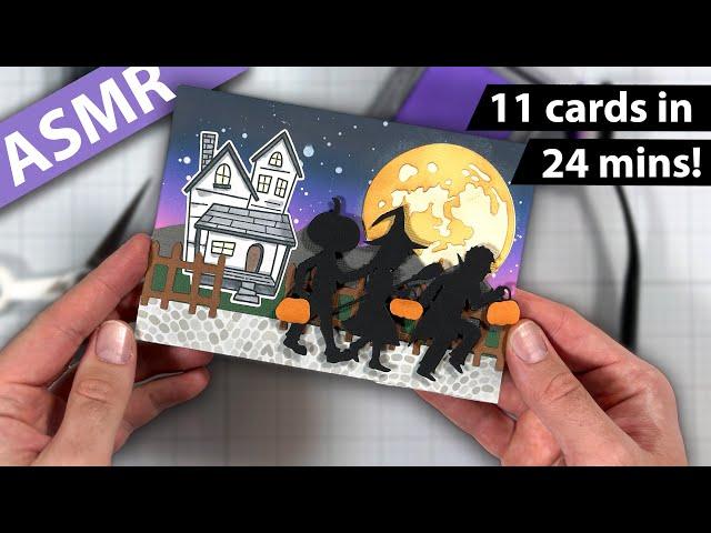 Literally just a guy making halloween cards for 24 mins