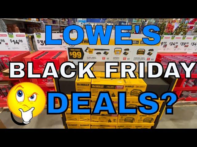 Lowe's Black Friday sales and CRAZY Clearance