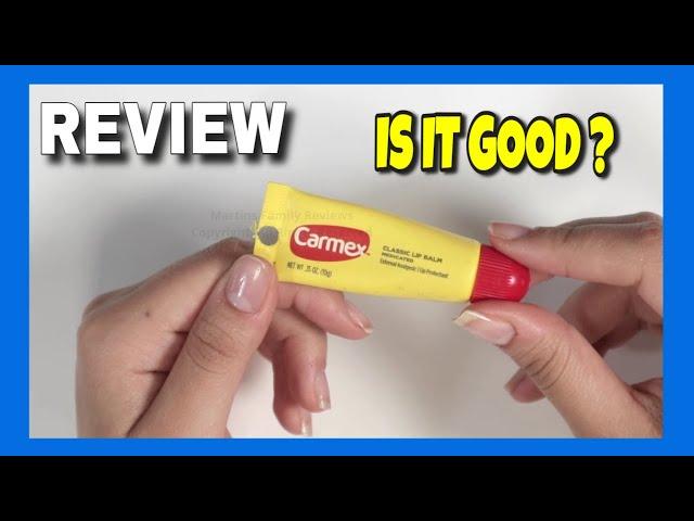 Carmex Lip Balm Original Tube Review