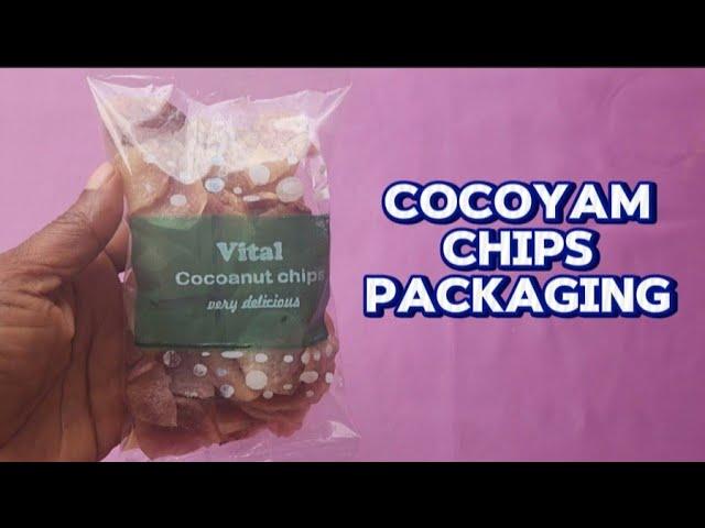 Cocoyam chips packaging