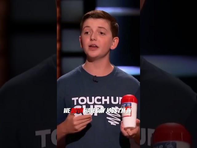 Shark offers 3 million for kid to drop out of school  #sharktank #millionaire #motivation #shorts