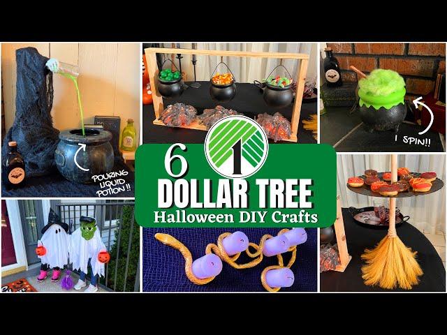 6 DOLLAR TREE DIY Halloween Decor Crafts | Easy, Cheap & Spooky Ideas for 2024