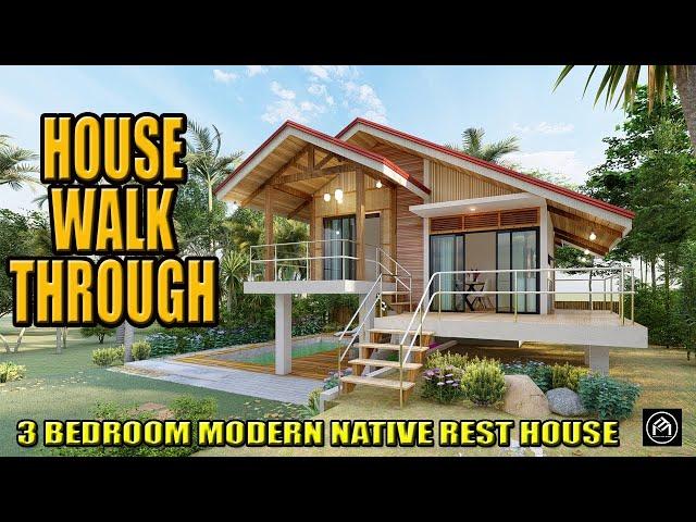 MODERN NATIVE REST HOUSE DESIGN / FARM HOUSE DESIGN #metdesigntv#housedesign #farmhouse #modernhouse