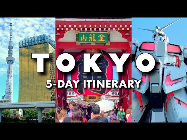 5 Day ESSENTIAL TOKYO Itinerary - Ultimate Japan Guide