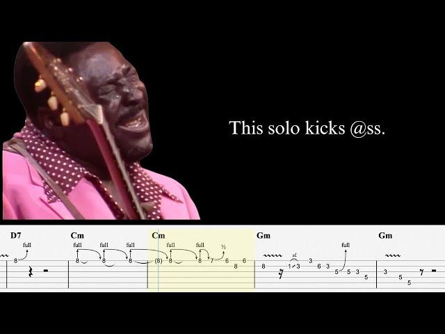 Now THIS is a blues solo (Tab)