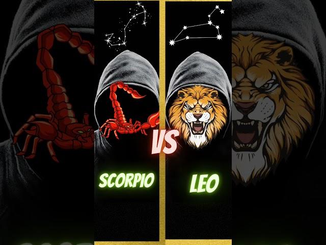 Scorpio vs leo who wins| scorpio zodiac sign| leo zodiac sign| shorts