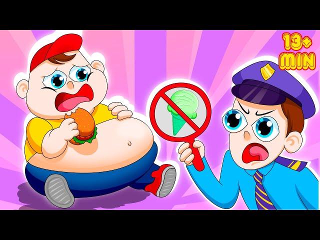 Don't Overeat + More Nursery Rhymes & Kids Songs | Nomad kids Cartoon