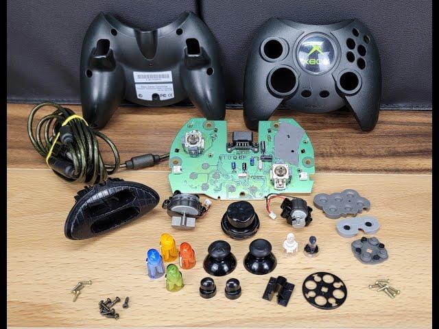 Original Microsoft Xbox Controller (The Duke) Restoration with Step by Step Disassembly and Cleaning