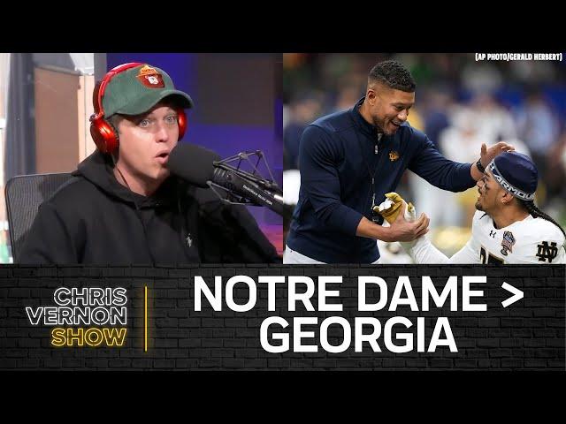 Notre Dame Beats Georgia, SEC Dominance Over in NIL Era? Bryce James & TikTok | Chris Vernon Show