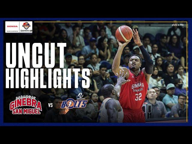 FINAL THREE MINUTES (UNCUT) of Brgy. Ginebra's WIN against Meralco  | PBA SEASON 49 GOVERNORS' CUP