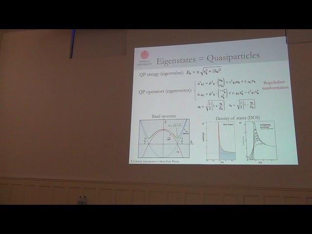 Topological superconductivity 1 - Annica  Black-Schaffer