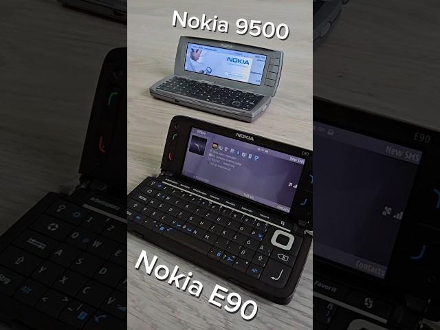 Nokia 9500 Communicator vs E90 #nokia #business #phone #throwback #short #oldschool #tbt #90skids