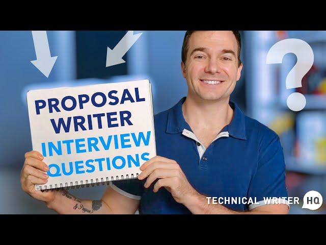 Common Proposal Writer Interview Questions