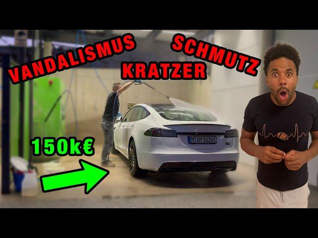 Mein 150k€ Problem-Tesla: Was kann der Profi-Aufbereiter noch rausholen?