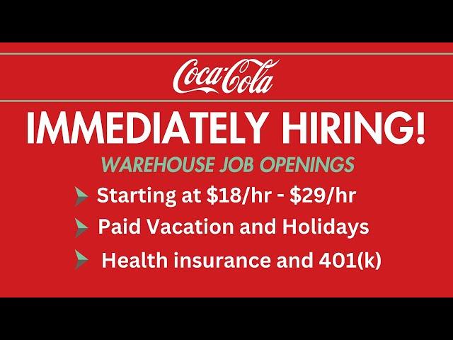 Popular Warehouse Companies Are Now Hiring