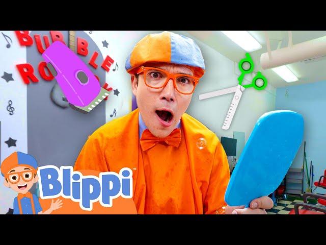 Blippi Gets A Haircut - Blippi | Educational Videos for Kids