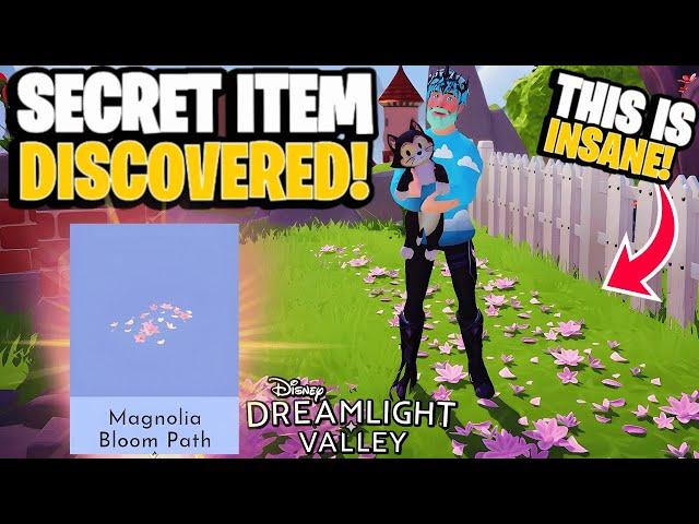 [SECRET ITEM] Magnolia Bloom PATHS ADDED! HIDDEN Item FOUND! | Dreamlight Valley