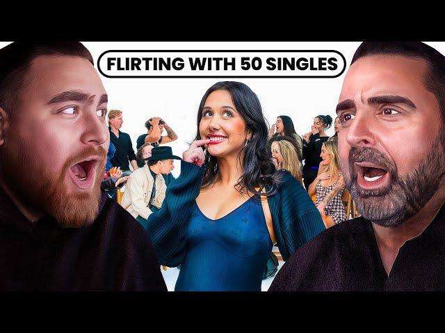 LosPollosTV And Dad React To flirting with 50 strangers | season 5