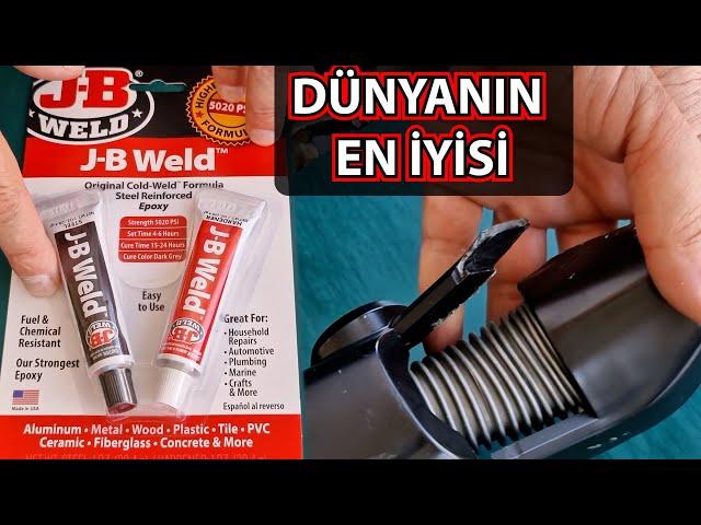 DÜNYANIN EN SAĞLAM YAPIŞTIRICISI İLE HERŞEYİ TAMİR ET. JB WELD İLE SÜPÜRGE BAŞLIĞI KIRIK TAMİRİ