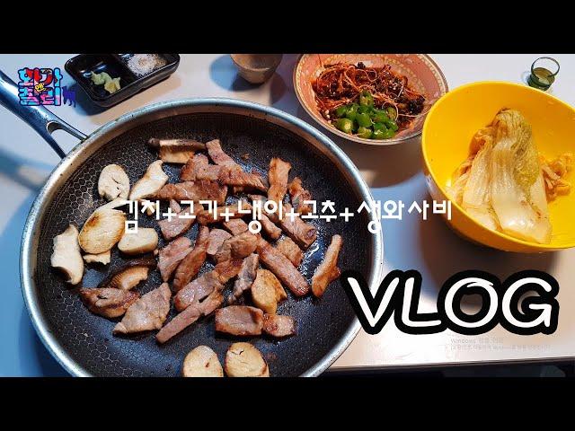 [VLOG] 냉이 그까이꺼 뭐~대충?!!! 헐ㅋㅋㅋ / 화가앤찰리 일상