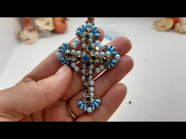 Diy video tutorial  ,,FEDE,, #pendente #pendant #cross #croce