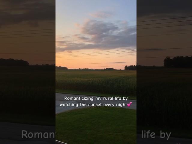 Romanticizing country living #romanticizing #countrylife #rural #sunset