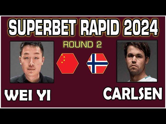 Carlsen's Perpetual Pin Against Wei Yi's Helpless King. #magnuscarlsen