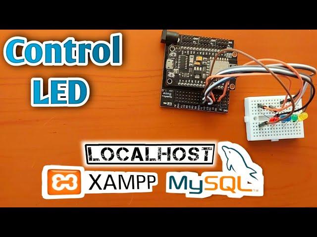 Control LEDs with Localhost, MySQL, and XAMPP Server