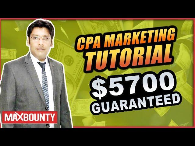 Maxbounty Tutorial Guaranteed $5700 Per Month (CPA Marketing for Beginners) Paid Traffic Method 2024