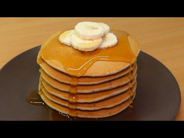 【Best Recipe】 Eggless Banana Pancakes | Healthy Fluffy Pancake | No Pancake Mix, No Egg