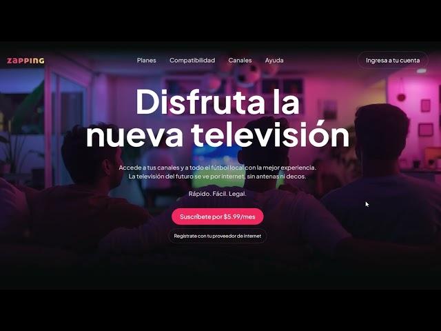 ZAPPING  La nueva aplicación para ver la Liga Pro Ecuador