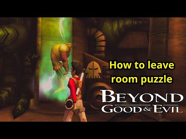 Beyond Good and Evil - How to leave Elevator Room in Factory Entrance