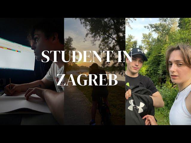 Day In a Life of a Student in Zagreb (Biking in Jarun lake!)