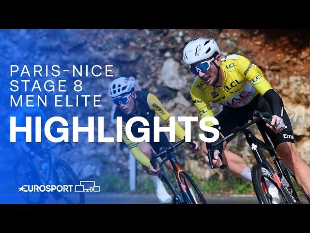 Who will finish in YELLOW? 🟡 | Paris-Nice 2024 Stage 8 Highlights | Eurosport Cycling