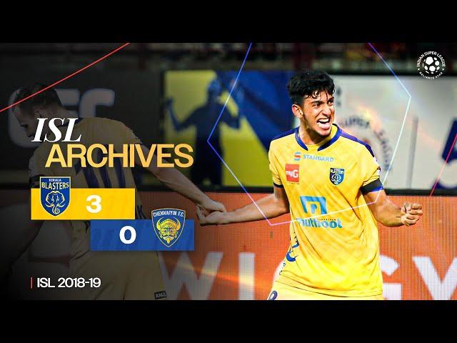 ISL Archives | Kerala Blasters FC 3-0 Chennaiyin FC