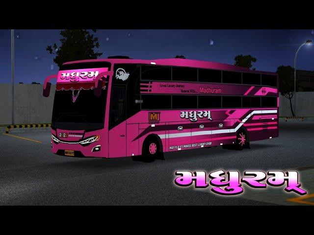 madhuram bus livery | MAYYLO YT | bussid | bus simulator indonesia | surat all travels livery