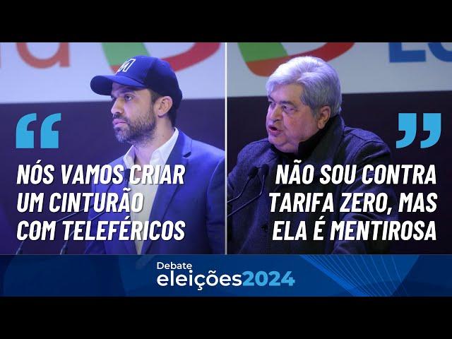 MARÇAL X DATENA | Candidatos debatem sobre transporte e planejamento urbano em SP