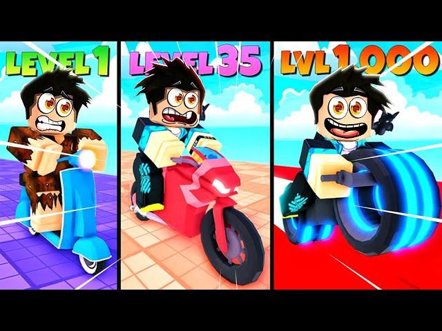 HIZLI GİT VE ŞAMPİYON OL!  Roblox Motorcycle Race Click Simulator